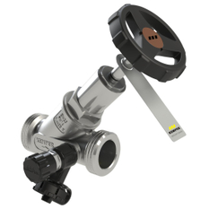 Volně průtoková zpětná klapka Kemper NIRO Kombi, s vypouštěním, DN 40, vnější závit AG