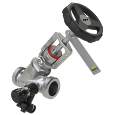 Škrtící ventil Kemper NIRO, s vypouštěcím ventilem, DN 25, vnější závit AG