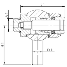 Ventil pro odběr vzorků z nerezu Kemper, DN 15-50