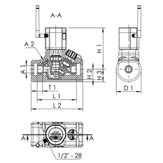 PRO automatický digitální regulační ventil Kemper MULTI-THERM, IG, DN 15