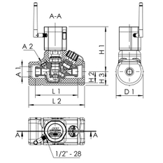 PRO automatický Kemper MULTI-THERM, digitální regulační ventil, AG, DN 15
