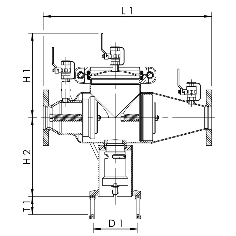 Oddělovač systémů BA Kemper PROTECT, přírubový, DN 150