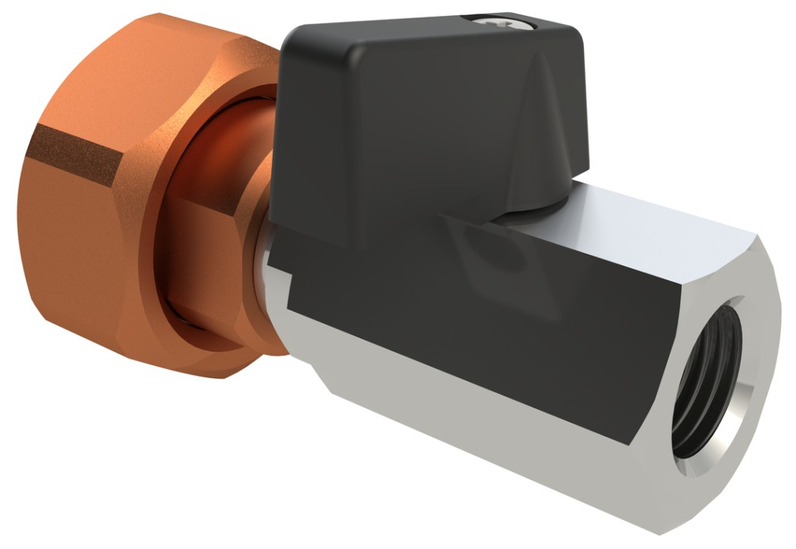 Zkušební šroubení pro FK-4 oddělovač systému BA jako výtoková armatura Kemper, DN 10-15