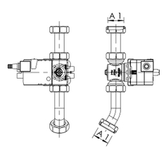 Přívodová sada Plus pro FK-5 Kemper, DN 25