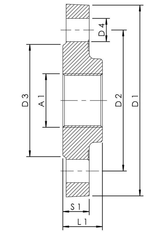 Závitová příruba Kemper, DN 100
