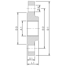 Závitová příruba Kemper, DN 100