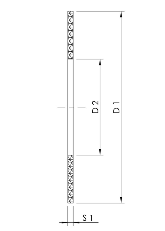 Těsnění příruby Kemper, DN 150