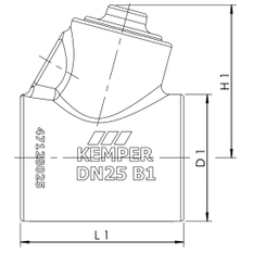 Izolační pouzdro pro MULTI-T-KUS Kemper, DN 15