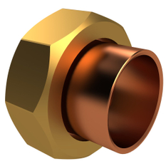 Trubkové šroubení z červeného bronzu Kemper, DN 25