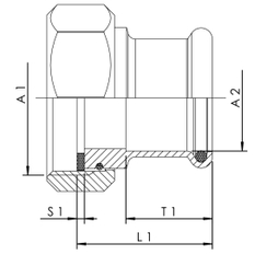 Systém lisovaného šroubení Geberit MAPRESS nerez a měď Kemper, DN 40