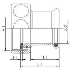 Lisované šroubení systém SANHA a NIROSAN Kemper, DN 20