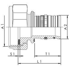 Lisované šroubení systém Geberit MEPLA Kemper, DN 15