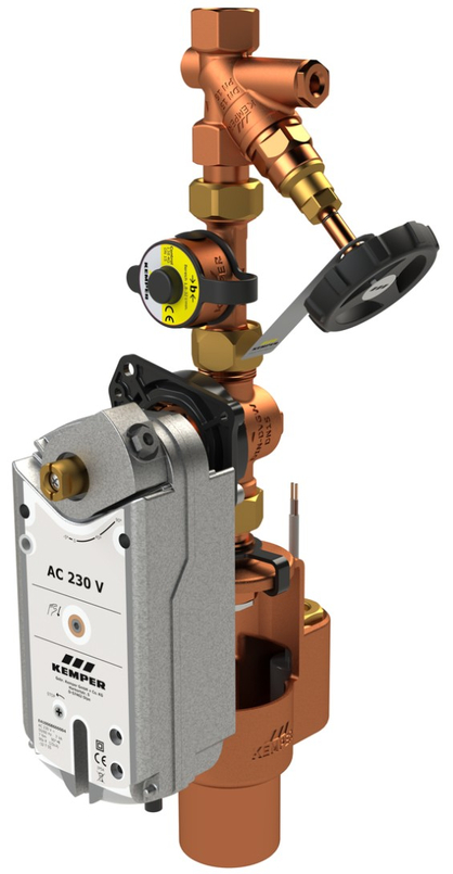 Skupina proplachu KHS 230 V s CONTROL-PLUS Kemper, DN 15