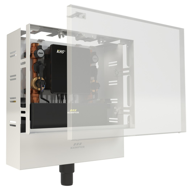 Hygiene Flush Box LITE s průtokovým čidlem Kemper KHS, s dvěma přívody, DN 15