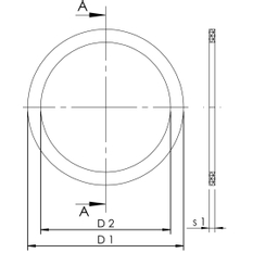 Horní část těsnění je vyrobeno z EPDM Kemper, pro DN 65