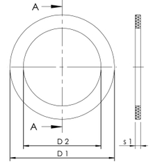 Těsnění šroubení z EPDM Kemper, DN 20