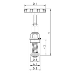 Horní část Backflow Preventer Kemper, pro DN 32