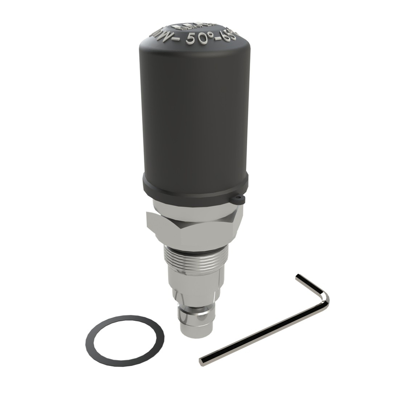 Regulace horní části 50-65 °C pro automatický cirkulační regulační ventil NIRO MULTI-THERM Kemper, pro DN 15