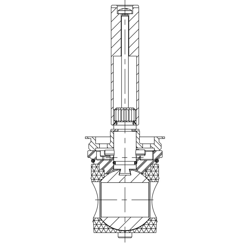 Vnitřní horní část pro uzavírací ventily KHS s pohonem Kemper, pro DN 15-20