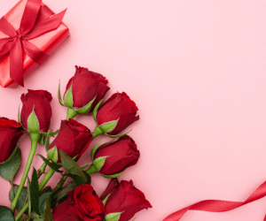 Výběr koupelnových doplňků na valentýnský večer