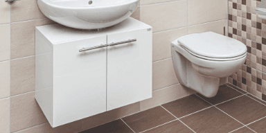 Závěsná skříňka pod umyvadlo Plano Bern 55 cm